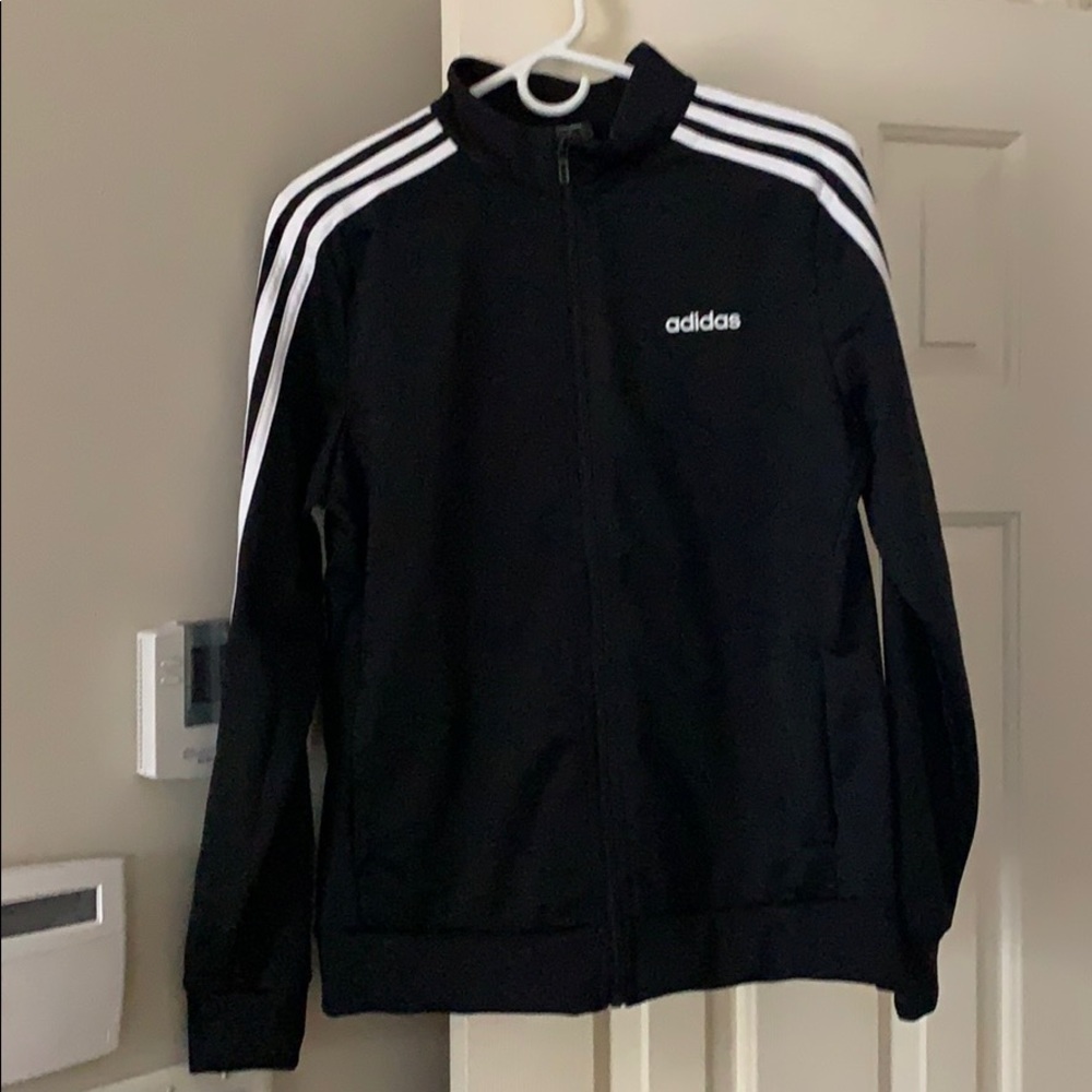 Adidas black and white jacket